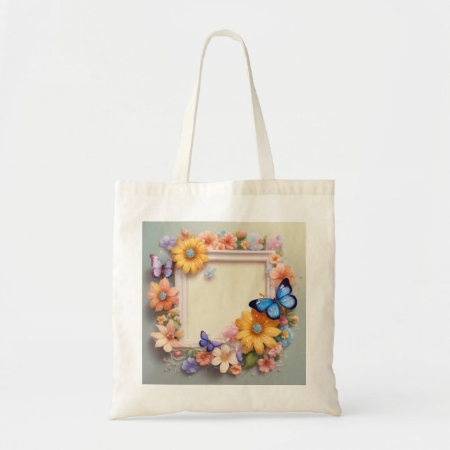 Bolsas de compras temáticas com borboletas Elegent (Frente)