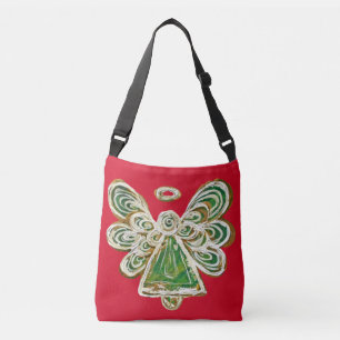 Bolsas de Corpo Cruzado de Feriado de Anjo Verde