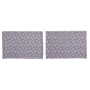 Bolsas de Flor Geométricas Rosa e Cinza