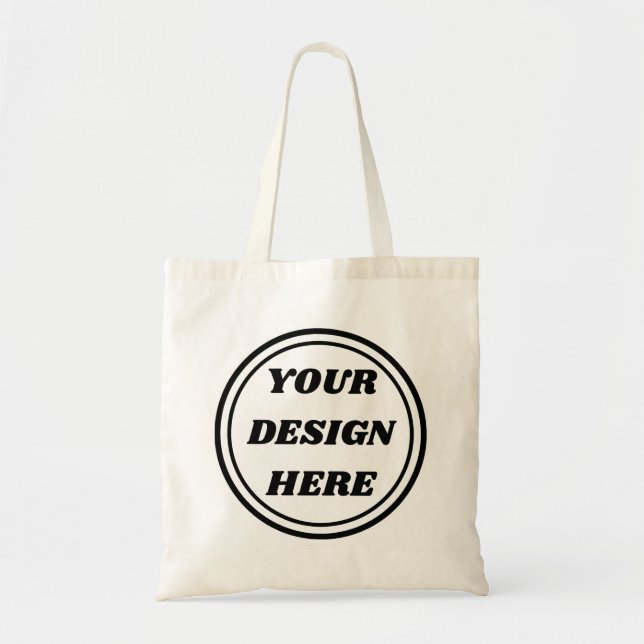 Bolsas de lona de algodão personalizadas, presente (Frente)