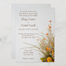 Bolsas de Madeira Branca Convite De Casamento