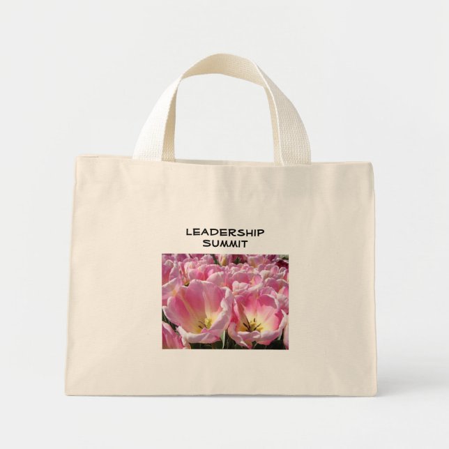 Bolsas de mão do Leadership Summit Flores de Tulip (Frente)