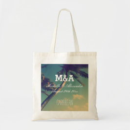 Bolsas de mão para casamento na praia com monogram