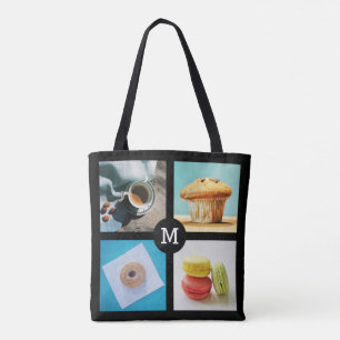 Bolsas de monograma personalizadas de foodie
