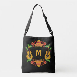 Bolsas de monograma personalizadas de itens mexica