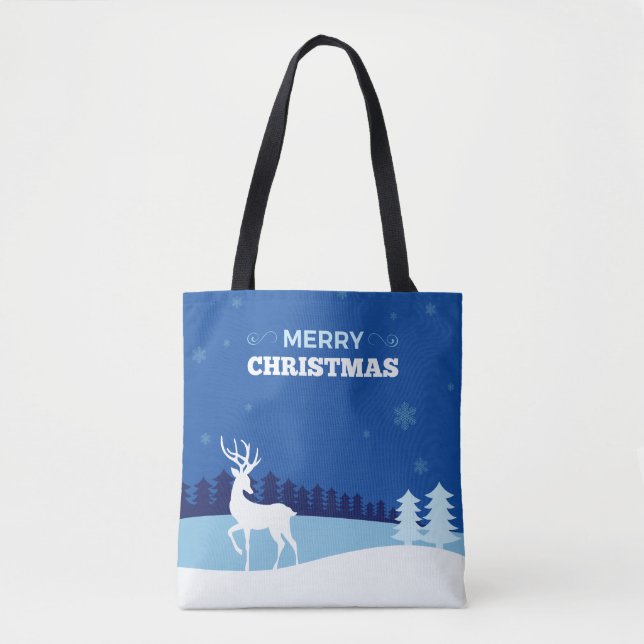 Bolsas de Natal para ilustração de Reindeer (Frente)