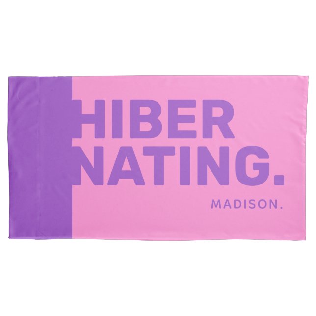 Bolsas de nome personalizado "Hibernando" (Frente)