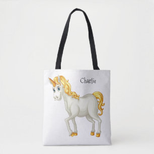 Bolsas de nome personalizado Unicorn