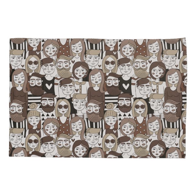 Bolsas de padrão do hipster (Verso)