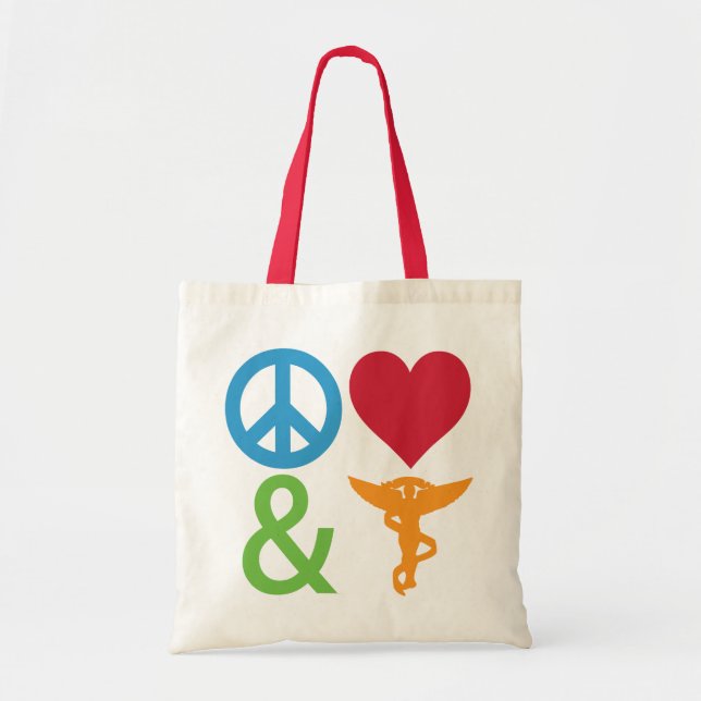 Bolsas de paz, amor e quiroprática (Frente)
