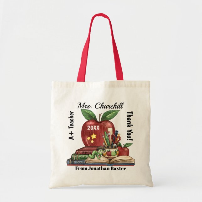 Bolsas de professores - Bookworm (Frente)