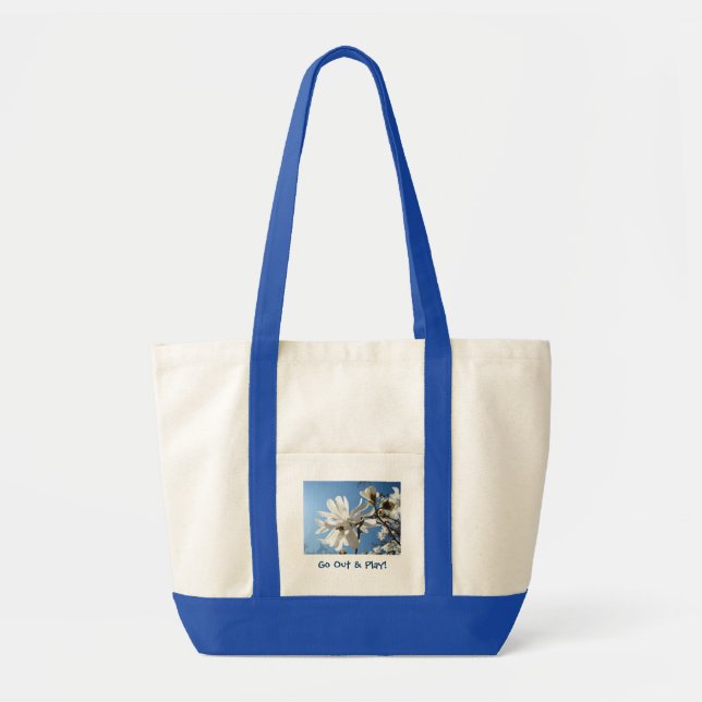 Bolsas de Tote da Primavera Divertidas Vão Para Fo (Frente)
