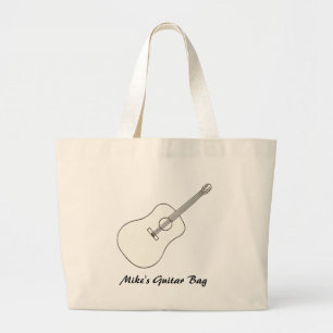 Bolsas de Violão Acústico de Desenho de Contorno M