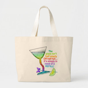 BOLSAS e BOLSAS DE COMPRA - MEIO CHEIO DE VIDRO