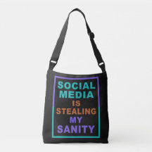 Bolsas engraçadas de "Mídia Social"