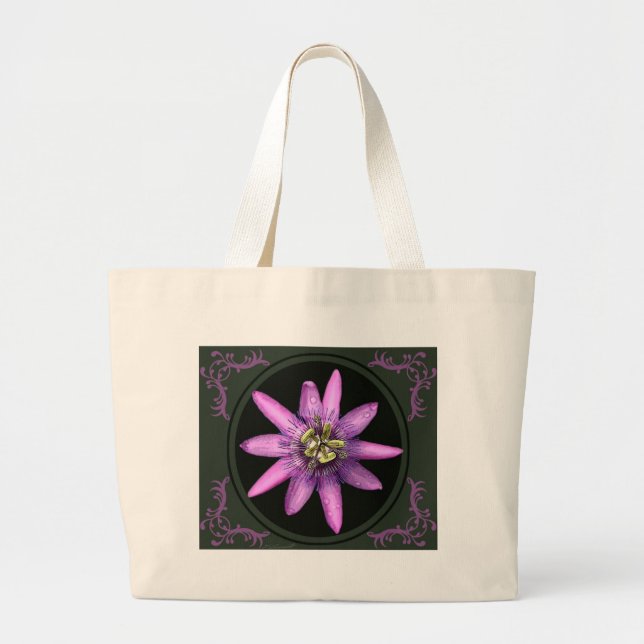 Bolsas Gráficas de Flor de Paixão (Frente)