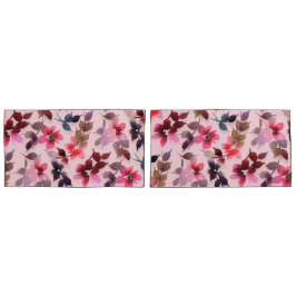 Bolsas - Impressão Floral em um Fundo Rosa