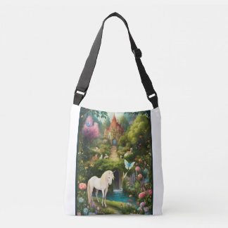 Bolsas Inchadas do Arco-Íris Unicorn Crossbody