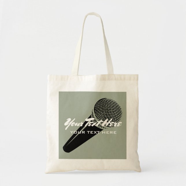 Bolsas para transporte de microfone para cantores  (Frente)