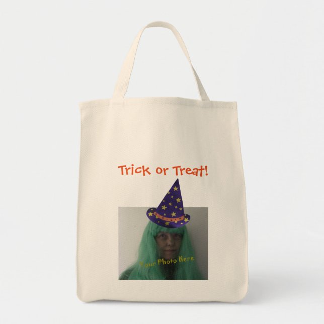 Bolsas personalizadas do Assistente de Trick ou Tr (Frente)
