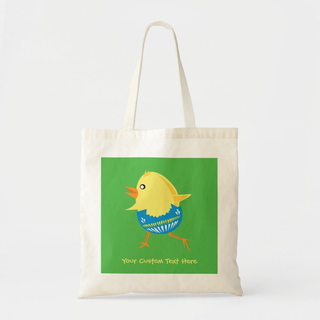 bolsas personalizadas do Pintinho páscoa (Frente)
