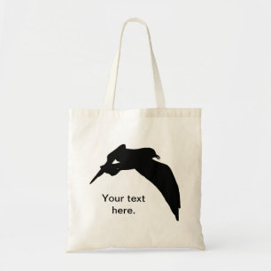 Bolsas Personalizáveis de Silhueta Preta de Gull d