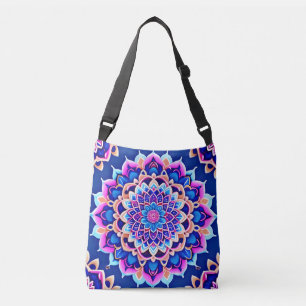 Bolsas Simétricas de Mandala Crossbody