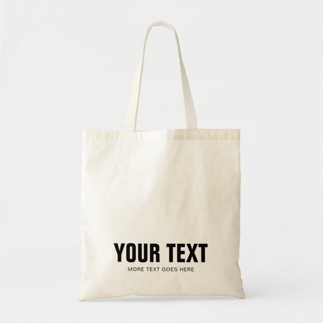 Bolsas Tote Econômicas Personalizadas Adicionar Te (Frente)