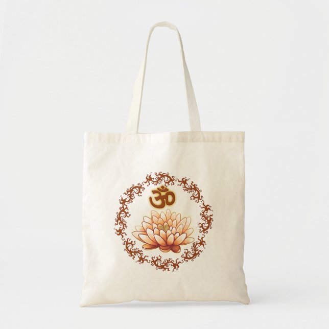 Bolsas tote Namaste lótus (Frente)