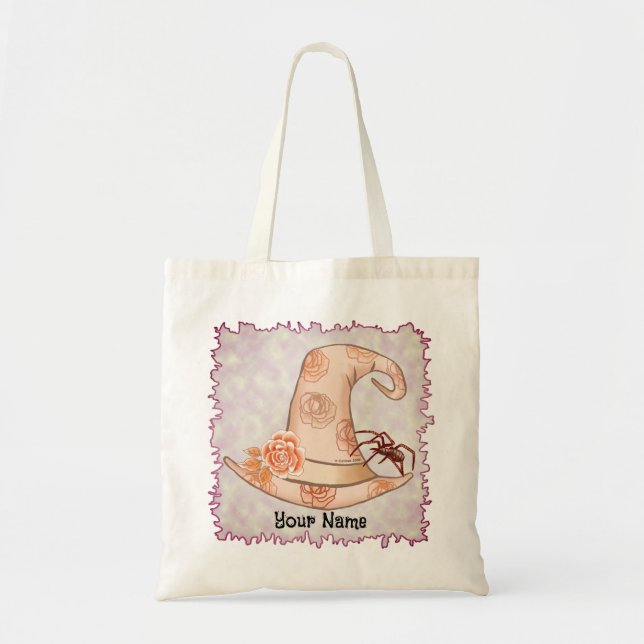 Bolsas tote Roses Witch Hat (Frente)