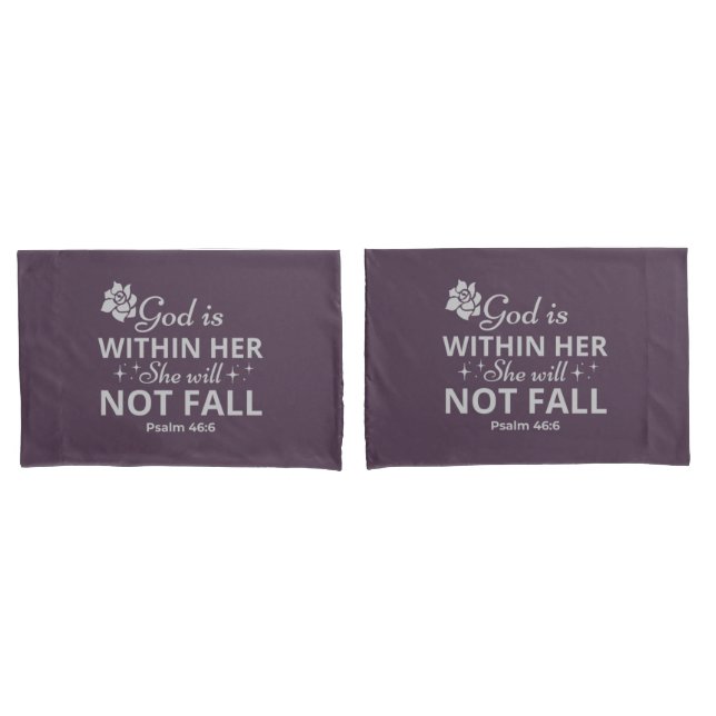 Bolsas Verso De Bíblia Psalm 46:6 (Frente - conjunto)