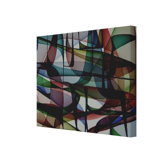 Bolsos da cor - impressão abstrato das canvas