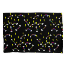 Bolt De Relâmpago E Impressão Arco-Íris