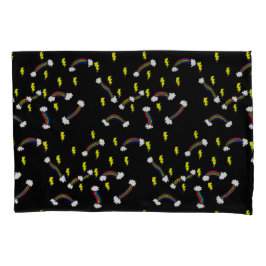 Bolt De Relâmpago E Impressão Arco-Íris