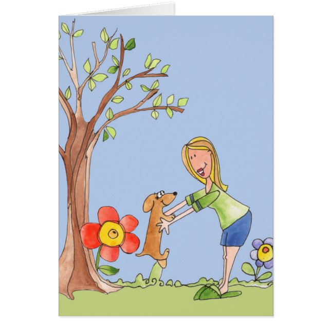 Bom cão - cartão vazio (Frente)