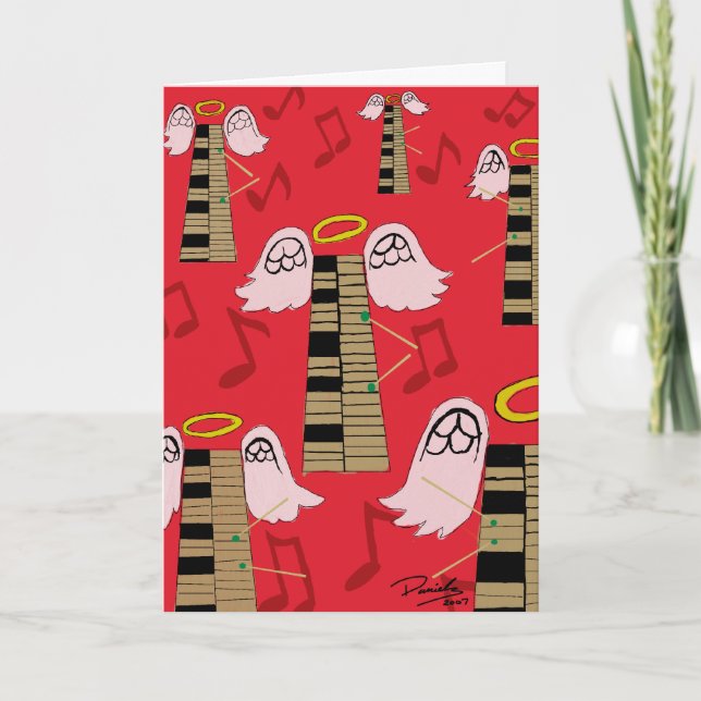 Bom cartão de cartões de natal das impressões (Frente)