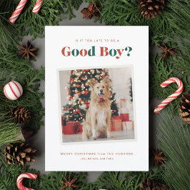 Bom Cartões de foto de Natal de Cachorro