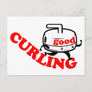 [ BOM CURLING ] Cartões de Cara e cartões postais 