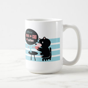 Bom dia beba uma xícara de café