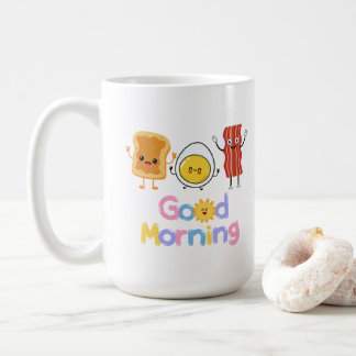 Bom dia Café da manhã 😁 caneca de café 15oz
