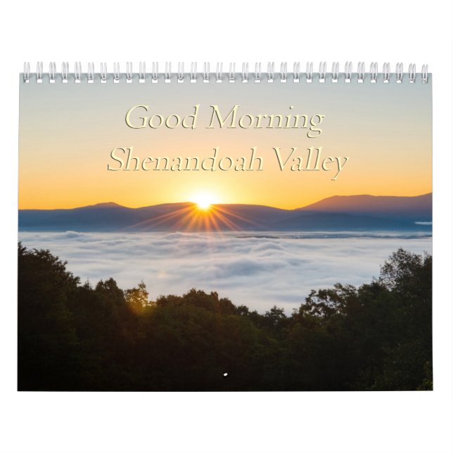 Bom Dia Calendário do Vale de Shenandoah (Capa)