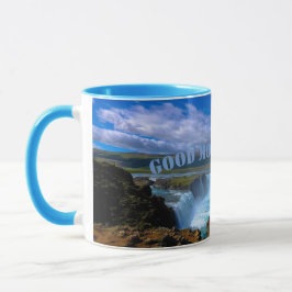 Bom dia, canecas de café de design natural