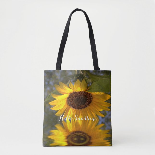 Bom dia, luz do sol, tudo sobre Impressão Tote Bag (Frente)