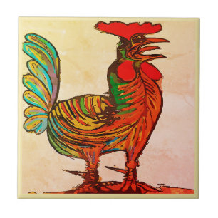 Bom dia, Rooster, Azulejo