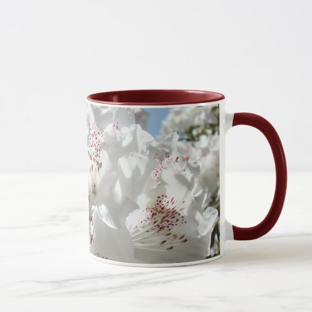 Bom Dia Xícara de Café Bonita Branca Rhodies (Direita)