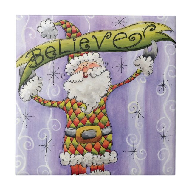 Bom Natal de Cartoon, acredito em Papai Noel (Frente)