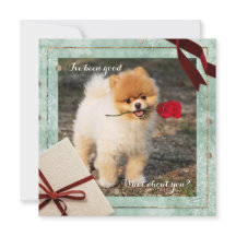 Bom Natal Pomeraniano Eu tenho sido um bom cartão 