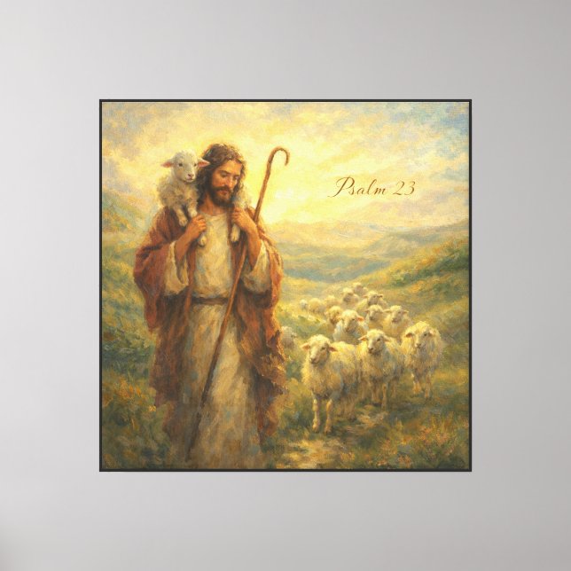 Bom Pastor Jesus Decoração de Parede (Frente)