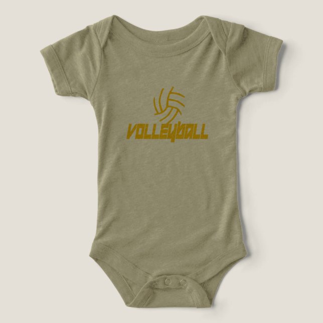 Bom Salve! Bebê de voleibol (Design frontal)