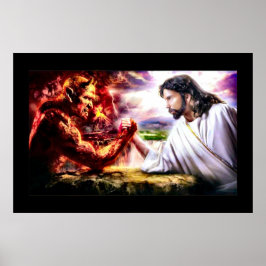 Bom versus Mau - Poster do braço de Armageddon